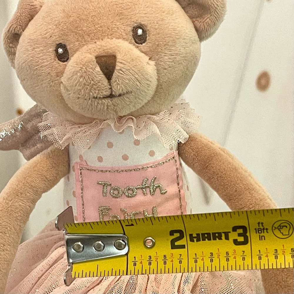14" Ballerina, Tooth Fairy Teddy Bear Doll
Plush Toy - Pink and Tan - Picture 7 of 7